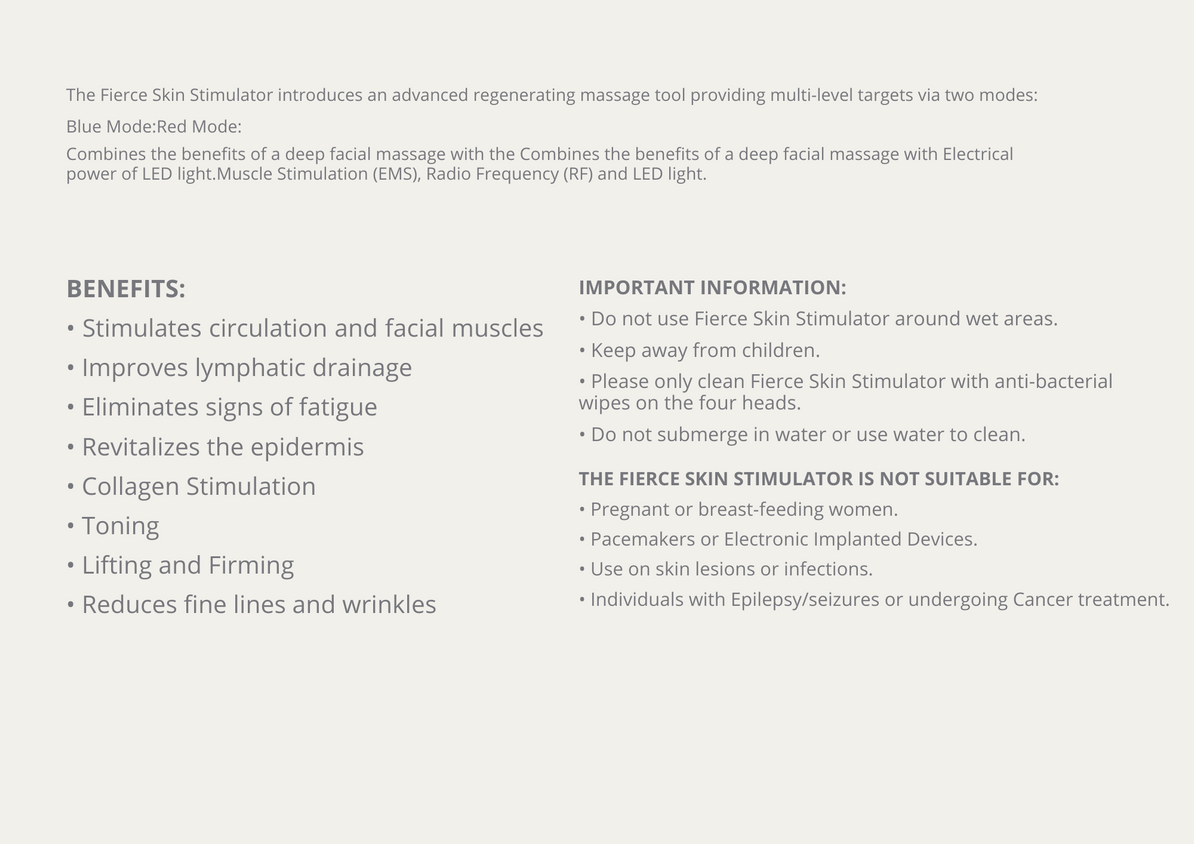 FIERCE SKIN STIMULATOR